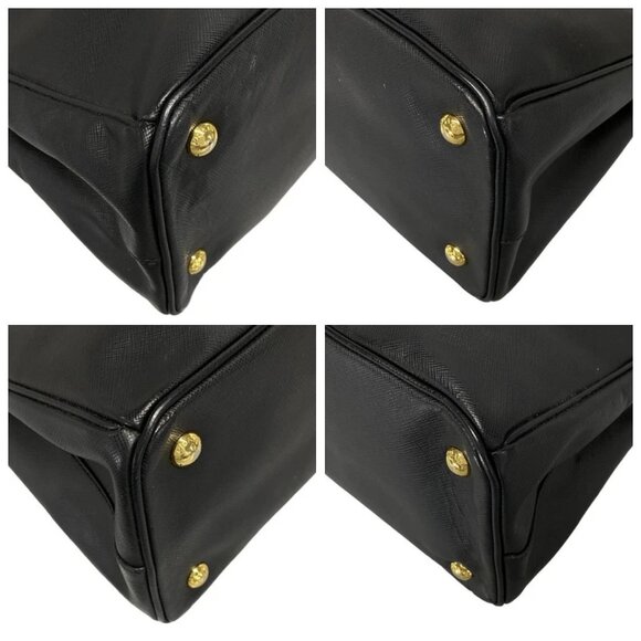 PRADA Galleria Bag Black Saffiano Lux (Leather) Tote Bag 624-080825 - Picture 6 of 14